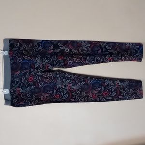 Climate Right Black Paisley Print Fleece Pajama Pants XXL